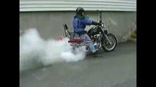 Burnout med Virago 1100 [upl. by Swamy]