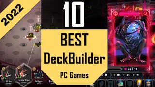 TOP10 DeckBuilder PC Games  Best Deckbuilding Games 2022 [upl. by Jarek]