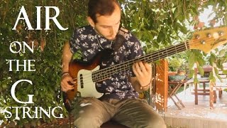 BACH quotAir on the G Stringquot on BASS  Tommy Falleri [upl. by Corydon621]