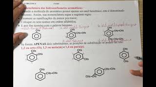 Hidrocarbonetos AromáticosNomenclatura I [upl. by Thilde]