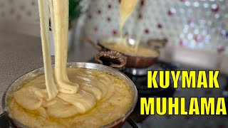 KUYMAK TARİFİ✅MUHLAMA💯 KAHVALTILARIN VAZGEÇİLMEZİ kuymakmuhlama [upl. by Reichert337]