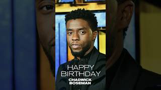 Celebrating Chadwick Boseman American actor Happy birthday chadwickboseman 🌹👑♥️ [upl. by Ozner]