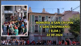 ROMERÍA A SAN CRISPIN Y SAN CRISPINIANO  ELDA  2024 [upl. by Calvin150]