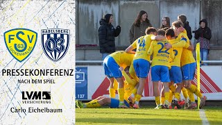 Pressekonferenz  FSV 63 Luckenwalde vs SV Babelsberg 03 22  Samstag 23112024  SP16 [upl. by Germain]