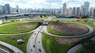 Trevo de Entroncamento das Rodovias BR 153 e GO 020 em Goiânia  drone vídeo [upl. by Carmelia]