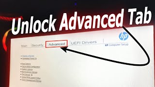 How to Enable Advanced BIOS Settings on Your HP Computer  hp advanced bios unlock [upl. by Spooner]