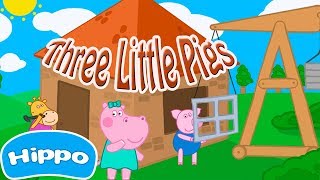 Hippo 🌼 Three Little Pigs 🌼 Videos Trailers [upl. by Sirromed266]