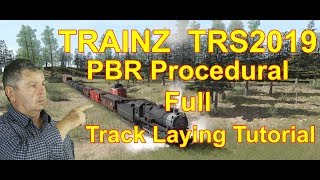 TRAINZ Railroad Simulator 2019 Route Building Part 1 [upl. by Aneerbas825]