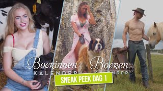 Sneak Peek Boeren amp Boerinnen Kalender 2021 Photoshoot Dag 1 [upl. by Heloise]