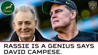 Rassie is a Genius Wallabies Legend David Campese says Rassie Erasmus is a coaching Genius [upl. by Betz619]