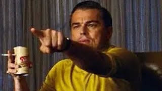 Leonardo DiCaprio  Pointing  meme origin  once upon a time in Hollywood 2019 oomeme [upl. by Hellene]