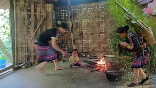 16 year old young girl  Boil herbal medicine for babys bath  Ly Tieu Mai [upl. by Petuu]