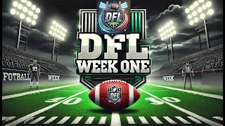 DFL WEEK 1 FONZ FIRED DOLPHINS VS EMPIRE AUTO PROTECT RAVENS [upl. by Rma]