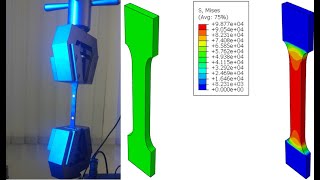 Learning Abaqus 1 Simulating Tensile Test in Abaqus step by step abaqus abaqustutorial tutorial [upl. by Romanas403]