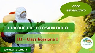 Il prodotto fitosanitario PF 3 classificazione 1° parte [upl. by Nahtnanhoj]