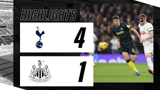 Tottenham Hotspur 4 Newcastle United 1  Premier League Highlights [upl. by Holmen504]