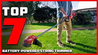 Top 7 Best Battery Trimmers for Easy Lawn Care [upl. by Suoivatco]