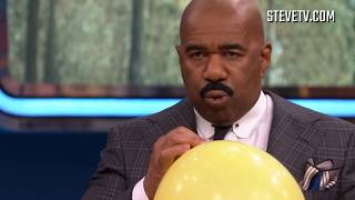 Steve Harvey And Miss USA Inhale Balloon Helium Together [upl. by Oregolac]