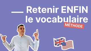 LA technique éprouvée pour retenir enfin le vocabulaire en anglais à jamais 😯 [upl. by Moreen]