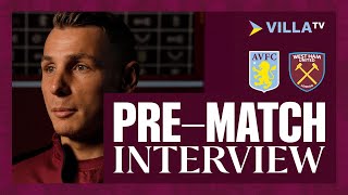 PREMATCH  Lucas Digne Previews West Ham United Clash [upl. by Devinne305]