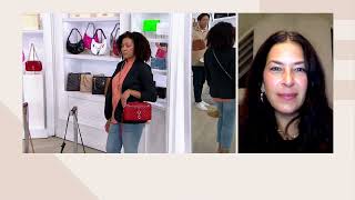 Rebecca Minkoff Edie Quilted Leather Zip Shoulder Bag on QVC [upl. by Eirrem]