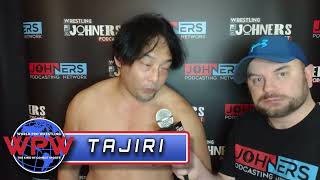 Tajiri Interview  WPW World Pro Wrestling All Star Extravaganza  19022022 [upl. by Lak267]