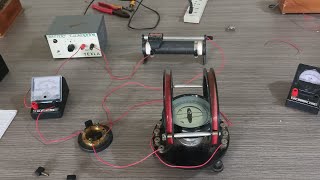 helmholtz Galvanometer calculation of BH using helmholtz galvanometer [upl. by Ahsenet]