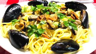 MY STYLE HOW TO MAKE PASTA WITH MUSSELS AND WHITE WINE RECIPE  Fili Fusions Kitchen [upl. by Anitra]