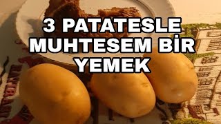 3 Patates Bir Parça Et İle Haftada Birkaç Kere Yapacağınız Bir Yemek Tarifi Patates Tavası Tarifi [upl. by Petr83]