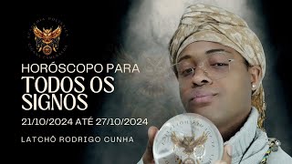 Horoscopo para todos os Signos com Jogo de Búzios 21102024 até 271024 [upl. by Revolc589]