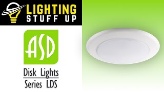 Disk Lights  Series LDS from ASD Lighting [upl. by Hopper]