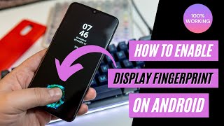 How To Set In Display 🐾 Fingerprint Lock 🔒 On Android   100 Working Fingerprint Lock [upl. by Massab]