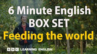 BOX SET 6 Minute English  Feeding the world English megaclass 30 minutes of new vocab [upl. by Nedah]