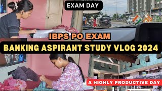 IBPS PO EXAM DAY📚🌷  IBPS PO Exam  Banking Aspirant 🌷✨📚🧿❤️🤞🏻sbipo2024 ibpspo2024 [upl. by Catlin]