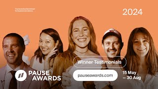 Pause Awards  Winner Testimonials [upl. by Lorianna]