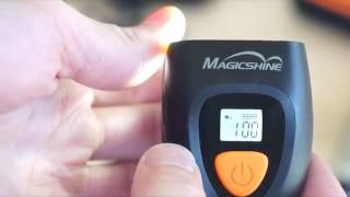 MagicShine MJ908 8000 Lumen Bike Light Beam Patterns amp Unboxing [upl. by Ariew]