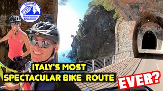 MOTORHOME TOUR  ITALIAN RIVIERA amp HIDDEN BEACH [upl. by Stultz837]