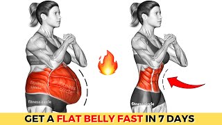 Do This 30Min Every Morning For 1 Week to Get Flat Belly ➜100 Guaranteed l STANDING ABS WORKOUT [upl. by Nitsrik]