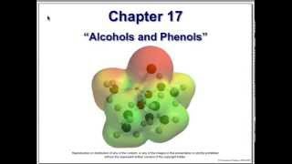 Organic Chemistry I  Chapter 17  Alcohols and Phenols [upl. by Kutzenco557]