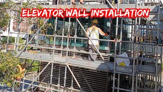 ELEVATOR WALL INSTALLATION [upl. by Mahalia]