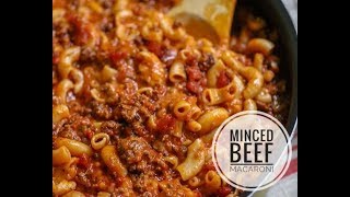 MINCED BEEF MACARONI [upl. by Bonilla]