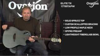 Ovation Guitars New TX Series Features [upl. by Nassir]