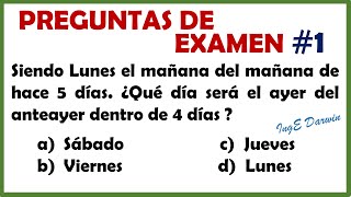 Problema de tiempos días  Hallar el día dada las condiciones  Razonamiento Matemático PE 1 [upl. by Nisior]