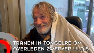 Tranen in Tongelre om overleden zwerver Uldis [upl. by Ezalb]