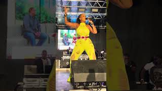 Bajan Soca star Alison Hinds sings “Faluma Ding Ding” at the African Caribbean Fest [upl. by Aanas956]