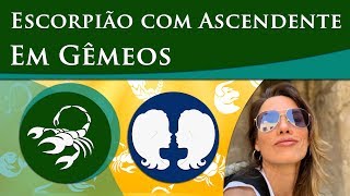 ESCORPIÃO COM ASCENDENTE EM GÊMEOS – POR PAULA PIRES [upl. by Maggio673]