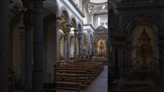 Florence  Inside Brunelleschi’s Basilica of Santo Spirito travel europeancity history [upl. by Arul]