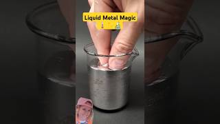 Touching Mercury A Liquid Metal Experience 🌡️🔮 mercury scienceexperiment liquidmetal science [upl. by Maggio873]