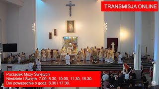 Kościół Miłosierdzia Bożego w Starym Sączu  Transmisja LIVE  Na Żywo [upl. by Cristoforo]