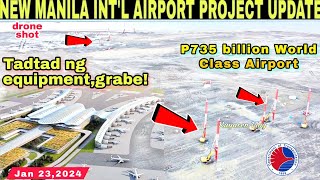 Tadtad na NEW MANILA INTL AIRPORTBulacan AirportSMC PROJECTJan 232024build3xbuildbettermore [upl. by Tally233]